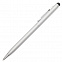 Шариковая ручка Touch Tip, серебристая с логотипом в Балашихе заказать по выгодной цене в кибермаркете AvroraStore