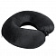 Подушка дорожная  "SOFT"; memory foam, микрофибра, черный с логотипом в Балашихе заказать по выгодной цене в кибермаркете AvroraStore