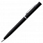 Ручка шариковая Euro Chrome, черная с логотипом в Балашихе заказать по выгодной цене в кибермаркете AvroraStore