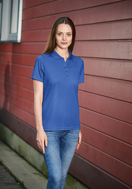 Рубашка поло женская Eclipse H2X-Dry, красная с логотипом в Балашихе заказать по выгодной цене в кибермаркете AvroraStore