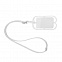 Силиконовый шнурок DALVIK, Белый с логотипом в Балашихе заказать по выгодной цене в кибермаркете AvroraStore