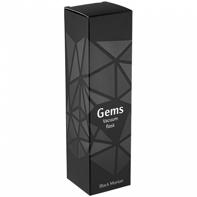 Термос Gems Black Morion, черный морион с логотипом в Балашихе заказать по выгодной цене в кибермаркете AvroraStore