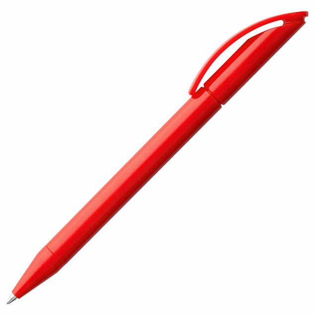 Ручка шариковая Prodir DS3 TPP, красная с логотипом в Балашихе заказать по выгодной цене в кибермаркете AvroraStore