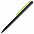 Шариковая ручка GrafeeX в чехле, черная с желтым с логотипом в Балашихе заказать по выгодной цене в кибермаркете AvroraStore
