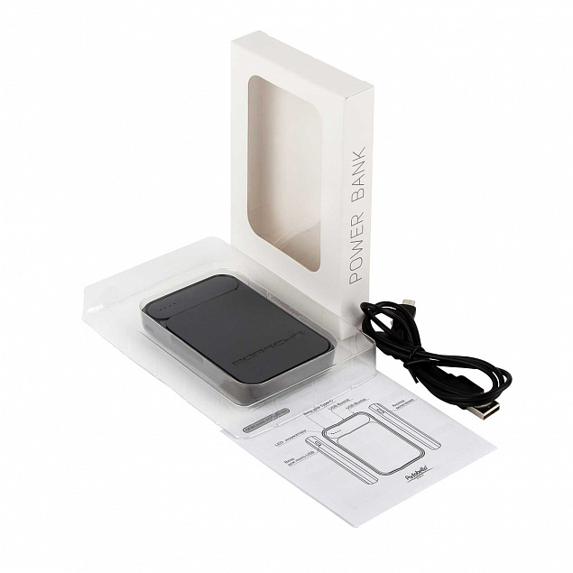 Внешний аккумулятор, Starlight PB, 5000 mAh, серый с логотипом в Балашихе заказать по выгодной цене в кибермаркете AvroraStore