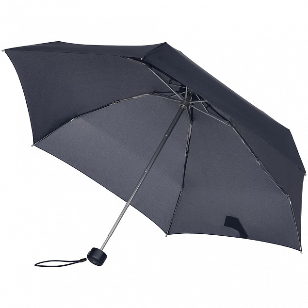 Зонт складной Minipli Colori S, синий (индиго) с логотипом в Балашихе заказать по выгодной цене в кибермаркете AvroraStore