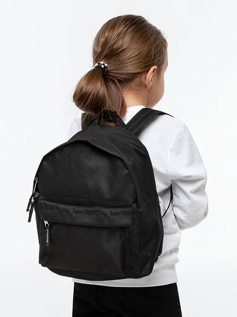 Рюкзак детский Rider Kids, черный с логотипом в Балашихе заказать по выгодной цене в кибермаркете AvroraStore
