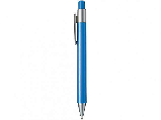 Ручка шариковая Athens черные чернила, голубой с логотипом в Балашихе заказать по выгодной цене в кибермаркете AvroraStore