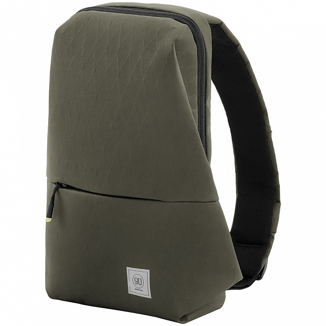 Рюкзак на одно плечо City Sling Bag, зеленый с логотипом в Балашихе заказать по выгодной цене в кибермаркете AvroraStore