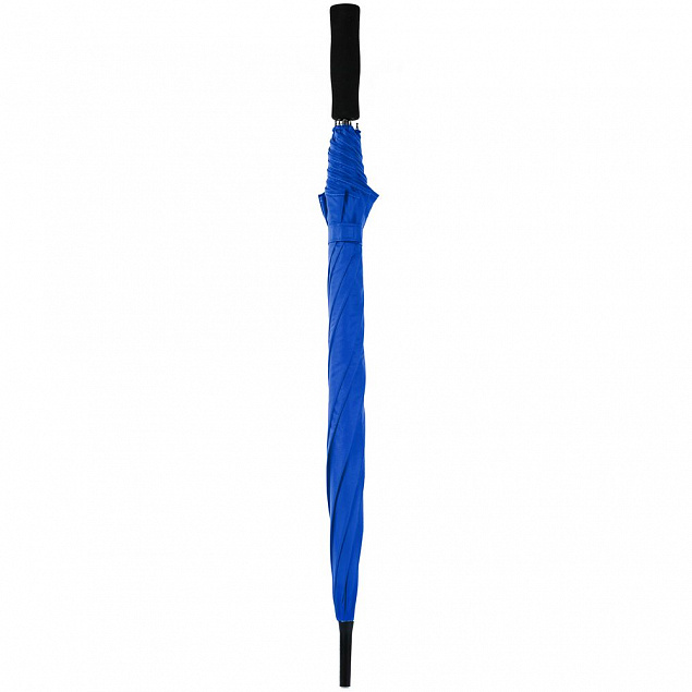 Зонт-трость Color Play, синий с логотипом в Балашихе заказать по выгодной цене в кибермаркете AvroraStore