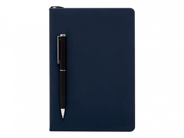 Бизнес-блокнот А5 «С3» soft-touch с магнитным держателем для ручки с логотипом в Балашихе заказать по выгодной цене в кибермаркете AvroraStore
