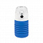 Бутылка для воды складная с карабином SPRING; синяя, 550/250 мл, силикон с логотипом в Балашихе заказать по выгодной цене в кибермаркете AvroraStore