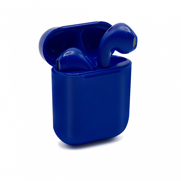Наушники беспроводные Bluetooth SypmlyPods - Синий HH с логотипом в Балашихе заказать по выгодной цене в кибермаркете AvroraStore