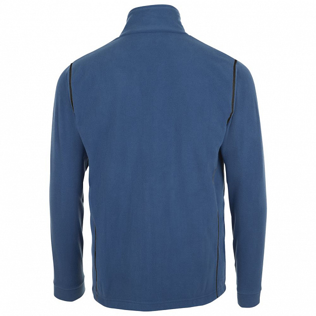 Куртка мужская Nova Men 200, синяя с серым с логотипом в Балашихе заказать по выгодной цене в кибермаркете AvroraStore