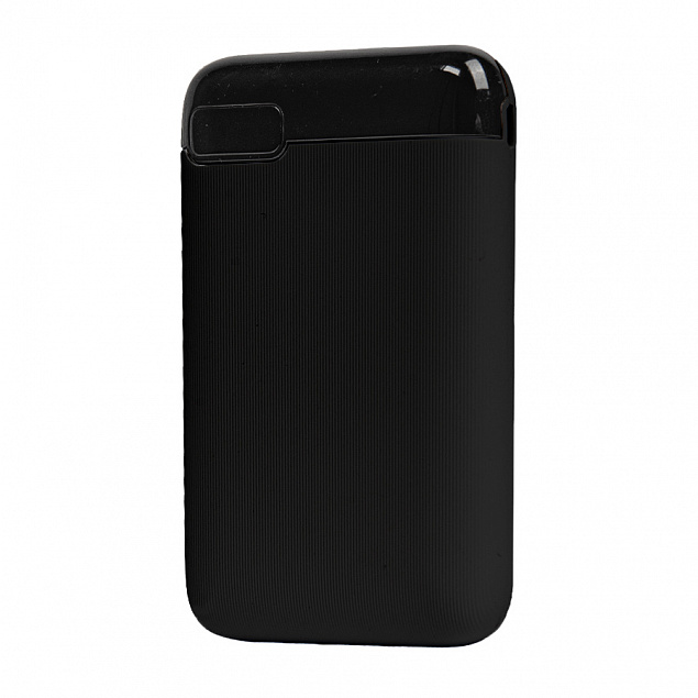 Универсальный аккумулятор OMG Num 5 (5000 мАч), черный, 10,2х6.3х1,2 см с логотипом в Балашихе заказать по выгодной цене в кибермаркете AvroraStore