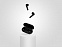 Беспроводные наушники Rombica Mysound Flip Black с логотипом в Балашихе заказать по выгодной цене в кибермаркете AvroraStore