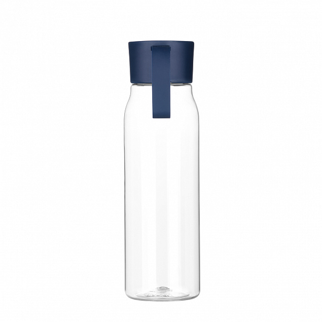 Спортивная бутылка для воды, Step, 550 ml, синяя с логотипом в Балашихе заказать по выгодной цене в кибермаркете AvroraStore