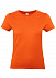 Футболка женская E190 оранжевая с логотипом в Балашихе заказать по выгодной цене в кибермаркете AvroraStore