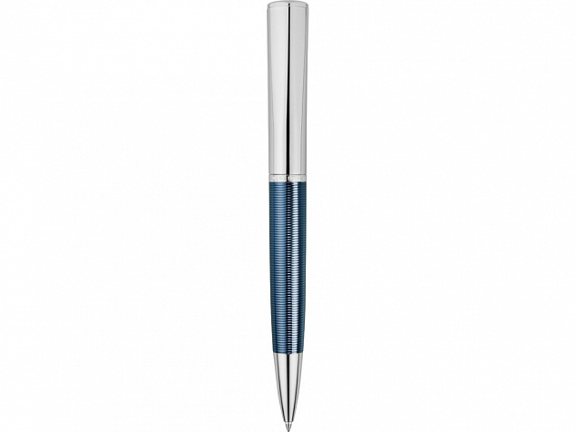 Ручка металлическая шариковая Conquest Blue с логотипом в Балашихе заказать по выгодной цене в кибермаркете AvroraStore