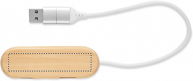 3-портовый USB-концентратор с д с логотипом в Балашихе заказать по выгодной цене в кибермаркете AvroraStore