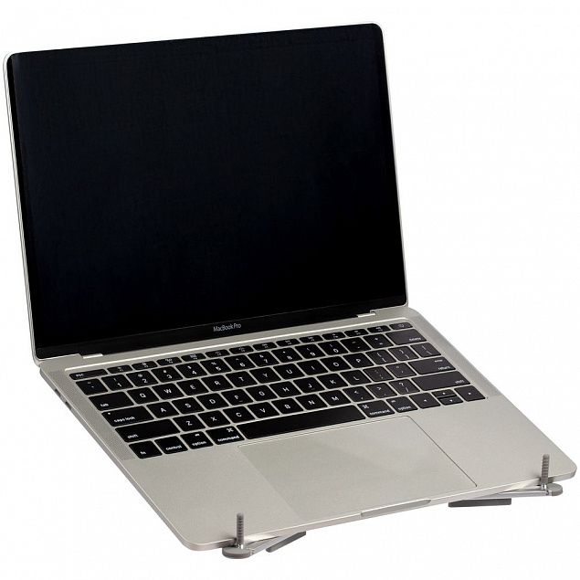Подставка для ноутбука и планшета Triplex, серебристая с логотипом в Балашихе заказать по выгодной цене в кибермаркете AvroraStore