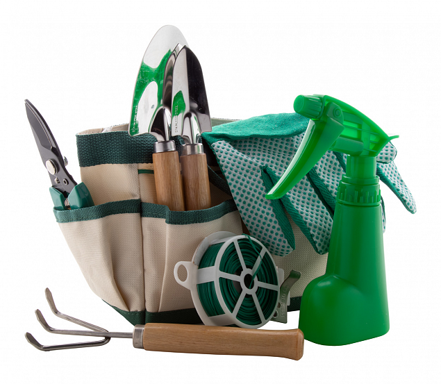Набор садовых инструментов в сумке с логотипом в Балашихе заказать по выгодной цене в кибермаркете AvroraStore