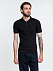 Рубашка поло мужская Adam, черная с логотипом в Балашихе заказать по выгодной цене в кибермаркете AvroraStore