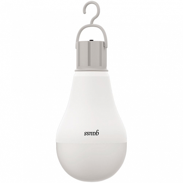 Аккумуляторная лампа Gauss LED A60, теплый свет с логотипом в Балашихе заказать по выгодной цене в кибермаркете AvroraStore