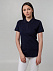 Рубашка поло женская Virma Stretch Lady, темно-синяя с логотипом в Балашихе заказать по выгодной цене в кибермаркете AvroraStore