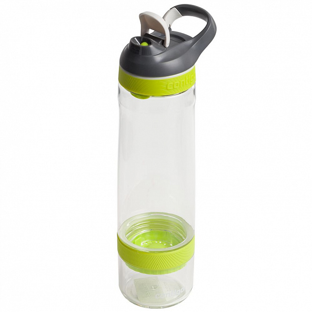 Бутылка для воды Cortland Infuser, зеленое яблоко с логотипом в Балашихе заказать по выгодной цене в кибермаркете AvroraStore