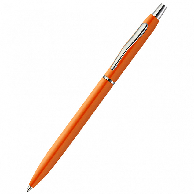 Ручка металлическая Palina - Оранжевый OO с логотипом в Балашихе заказать по выгодной цене в кибермаркете AvroraStore