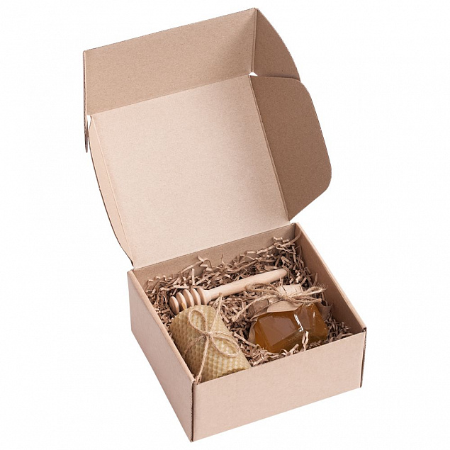 Коробка Piccolo, крафт с логотипом в Балашихе заказать по выгодной цене в кибермаркете AvroraStore