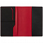 Обложка для паспорта Multimo, черная с красным с логотипом в Балашихе заказать по выгодной цене в кибермаркете AvroraStore