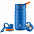 Термобутылка Fujisan, темно-синяя с логотипом в Балашихе заказать по выгодной цене в кибермаркете AvroraStore