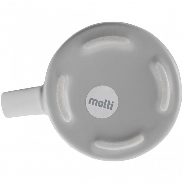 Кружка Modern Bell, матовая, серая с логотипом в Балашихе заказать по выгодной цене в кибермаркете AvroraStore