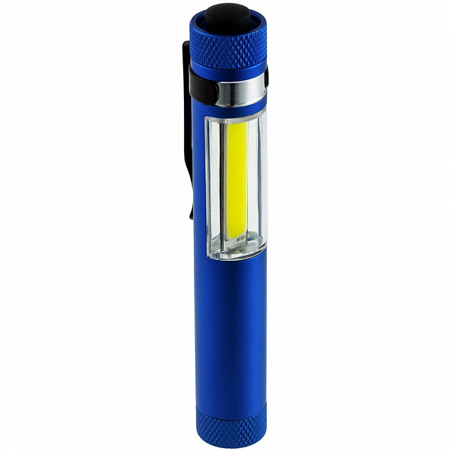 Фонарик-факел LightStream, малый, синий с логотипом в Балашихе заказать по выгодной цене в кибермаркете AvroraStore