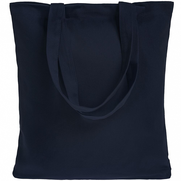 Холщовая сумка Avoska, темно-синяя с логотипом в Балашихе заказать по выгодной цене в кибермаркете AvroraStore