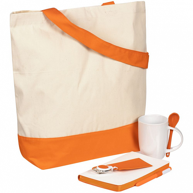 Набор Welcome Pack, оранжевый с логотипом в Балашихе заказать по выгодной цене в кибермаркете AvroraStore
