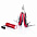 Набор: мультитул и фонарик, красный с логотипом в Балашихе заказать по выгодной цене в кибермаркете AvroraStore