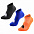 Набор из 3 пар спортивных носков Monterno Sport, серый, синий и оранжевый с логотипом в Балашихе заказать по выгодной цене в кибермаркете AvroraStore