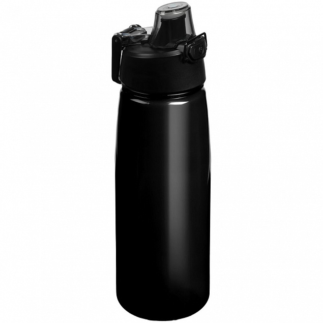 Спортивная бутылка Rally, черная с логотипом в Балашихе заказать по выгодной цене в кибермаркете AvroraStore