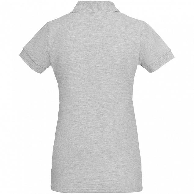 Рубашка поло женская Virma Premium Lady, серый меланж с логотипом в Балашихе заказать по выгодной цене в кибермаркете AvroraStore