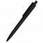 Ручка пластиковая Agata софт-тач, чёрная с логотипом в Балашихе заказать по выгодной цене в кибермаркете AvroraStore
