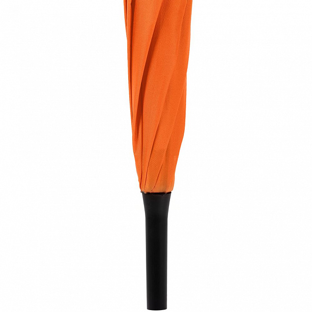 Зонт-трость Color Play, оранжевый с логотипом в Балашихе заказать по выгодной цене в кибермаркете AvroraStore