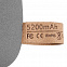 Внешний аккумулятор Pebble 5200 мАч, серый с логотипом в Балашихе заказать по выгодной цене в кибермаркете AvroraStore
