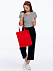 Холщовая сумка Avoska, красная с логотипом в Балашихе заказать по выгодной цене в кибермаркете AvroraStore