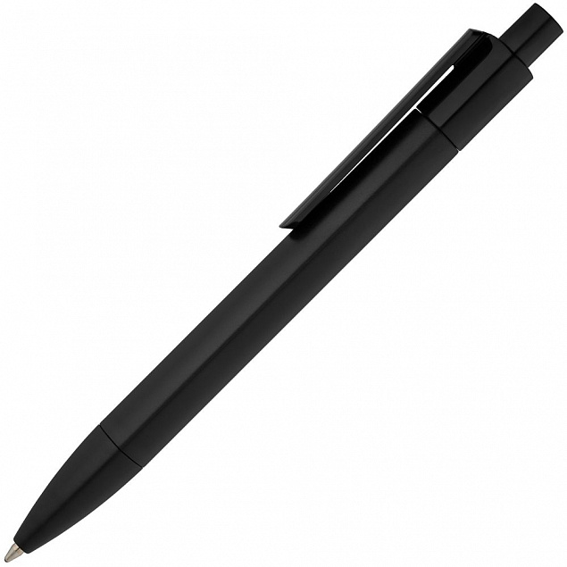 Ручка шариковая Prodir DS4 PMM-P, черная с логотипом в Балашихе заказать по выгодной цене в кибермаркете AvroraStore