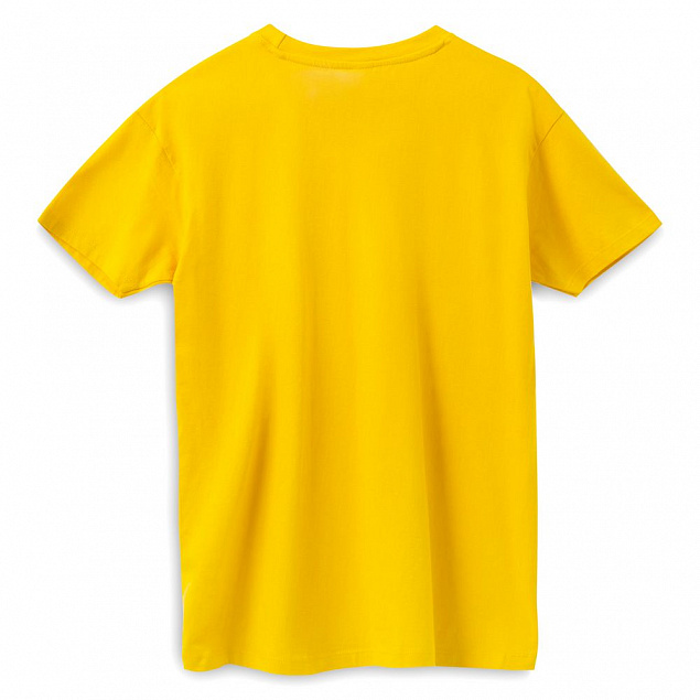 Футболка IMPERIAL 190, желтая с логотипом в Балашихе заказать по выгодной цене в кибермаркете AvroraStore