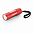 Алюминиевый фонарик Quattro, красный с логотипом в Балашихе заказать по выгодной цене в кибермаркете AvroraStore