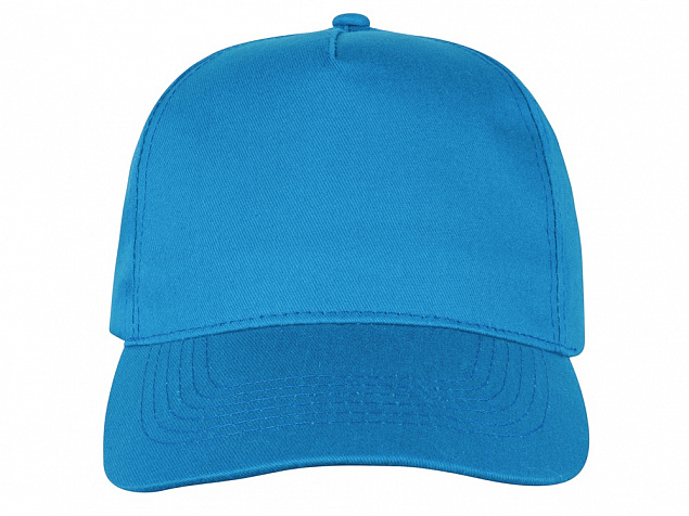 Бейсболка Memphis 5-ти панельная, ярко-голубой с логотипом в Балашихе заказать по выгодной цене в кибермаркете AvroraStore